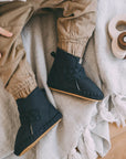 Mace Booties | Navy Nubuck