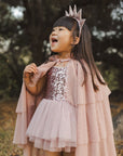 Tulle Cape | Dusty Rose
