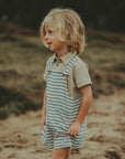 Dann Overalls | Sky Blue Stripe