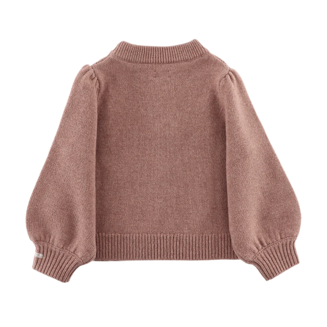 Niena Merino Wool Sweater | Plum Melange