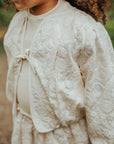 Guusje Jacket | Warm White Flowers