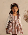 Agatha Dress | Copper Plaid