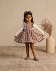 Agatha Dress | Copper Plaid