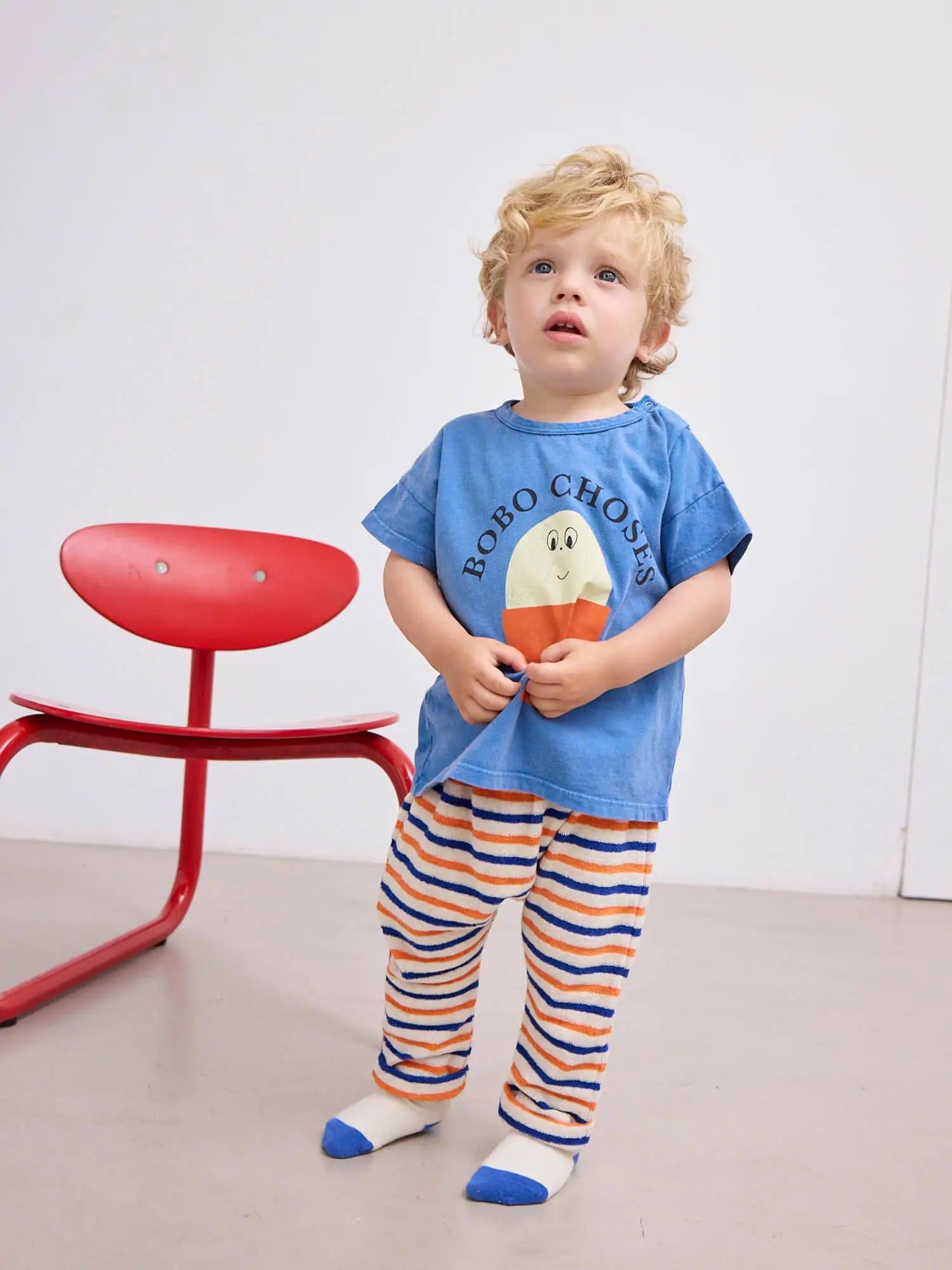 BC | Striped Terry Cloth Harem Pant