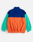 Color Block Zipped Sweatshirt