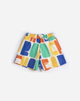 Bobo Choses Colour All Over Swim Board Short
