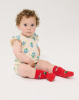 Farm Adventure All Over Short Baby Socks