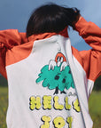 Bobo Choses Hello Joy Raglan Sleeves Hoodie
