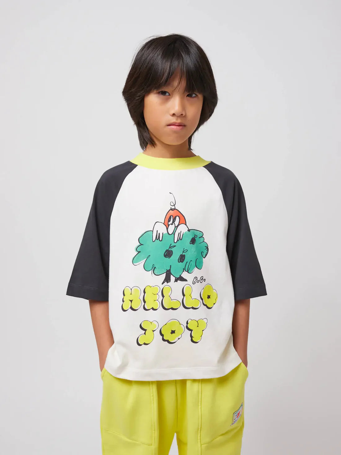 Bobo Choses Hello Joy Raglan Sleeves T-Shirt