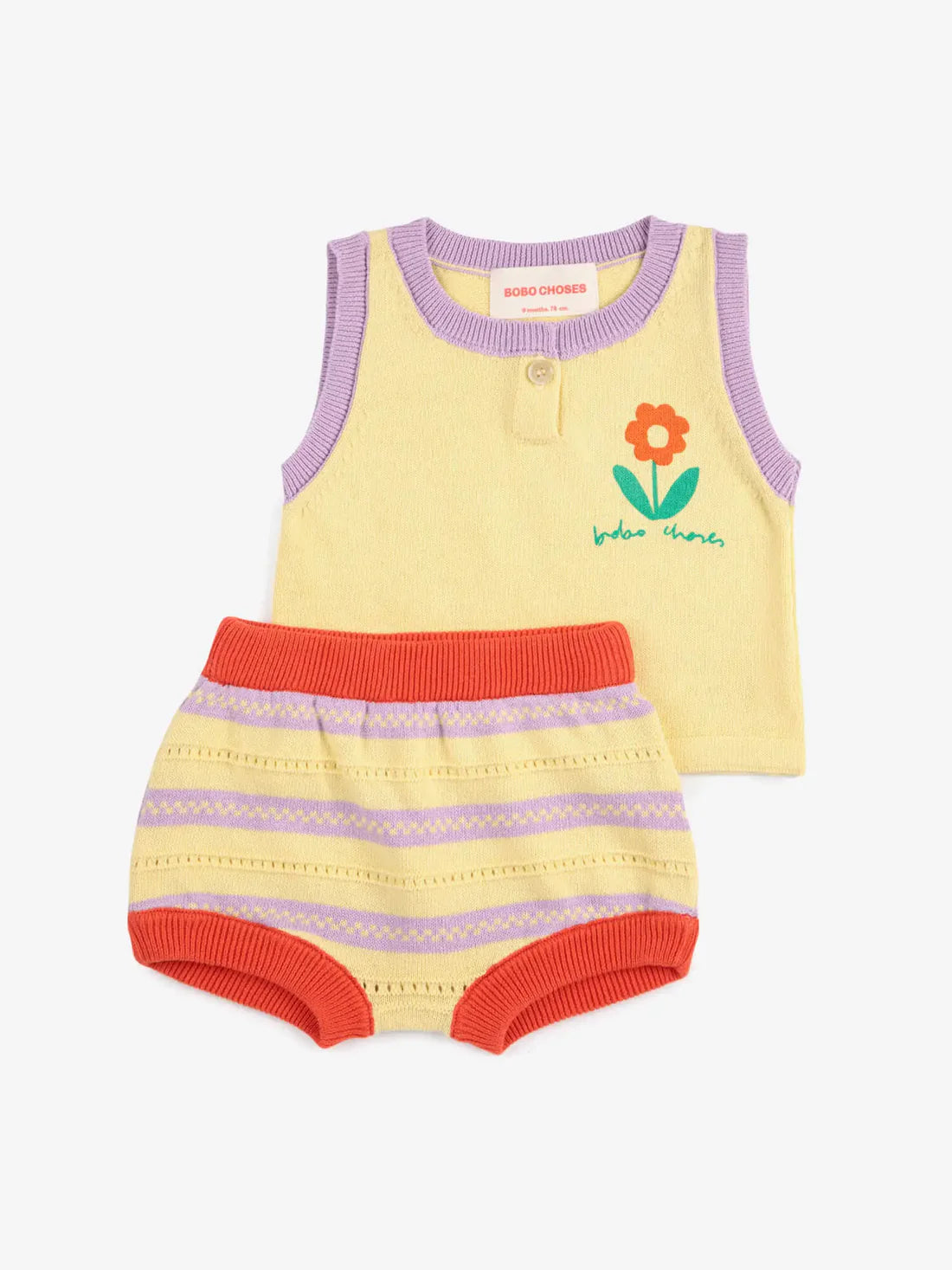 Bobo Choses Knitted Set | Flower