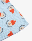 Bobo Choses Muslin and Bib Set | Morning Egg All Over