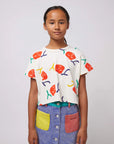 Bobo Choses Smiling All Over Cropped T-Shirt
