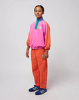 Bobo Choses Smiling Color Block 1/4 Zipped Sweatshirt