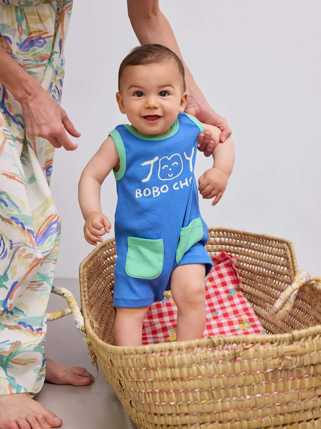 Bobo Choses Smiling Playsuit | Blue