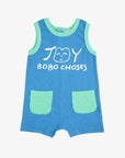 Bobo Choses Smiling Playsuit | Blue