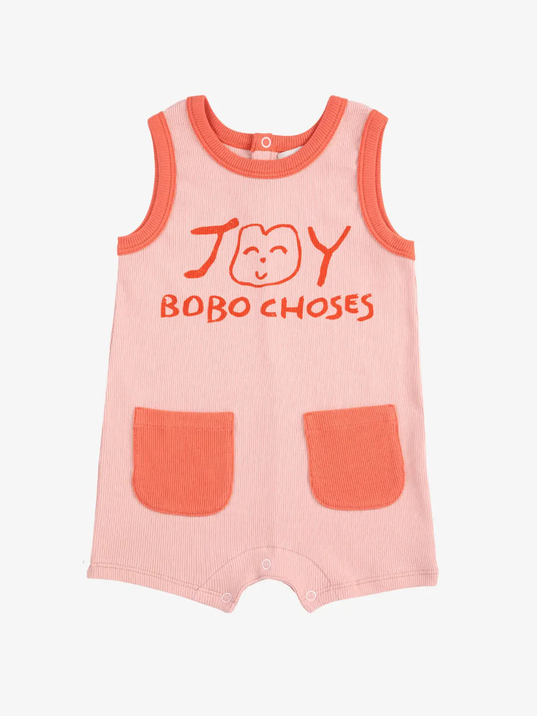 Bobo Choses Smiling Playsuit | Pink