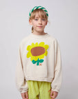 Bobo Choses Sunflower Cropped Sweatshirt