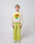 Bobo Choses Sunflower Cropped Sweatshirt