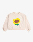 Bobo Choses Sunflower Cropped Sweatshirt