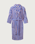 OEKO-TEX® Adult / Teen Organic Cotton Bathrobe | Dazzling Blue & Rose