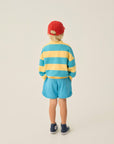 Blue Stripes Sweatshirt