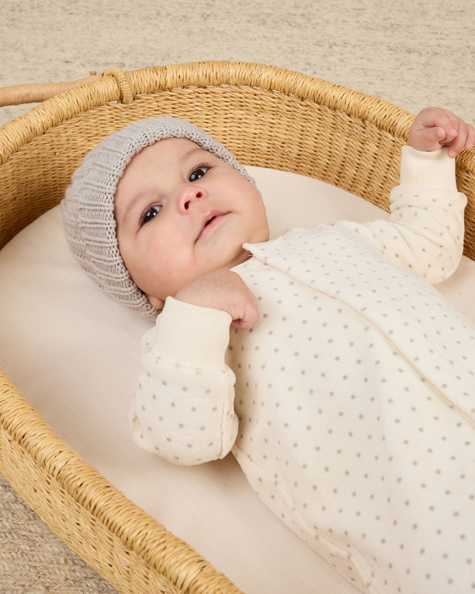 Chunky Knit Beanie | Fog