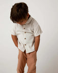 Donsje | Brammie Shirt | Warm White Melange