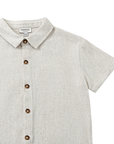 Donsje | Brammie Shirt | Warm White Melange