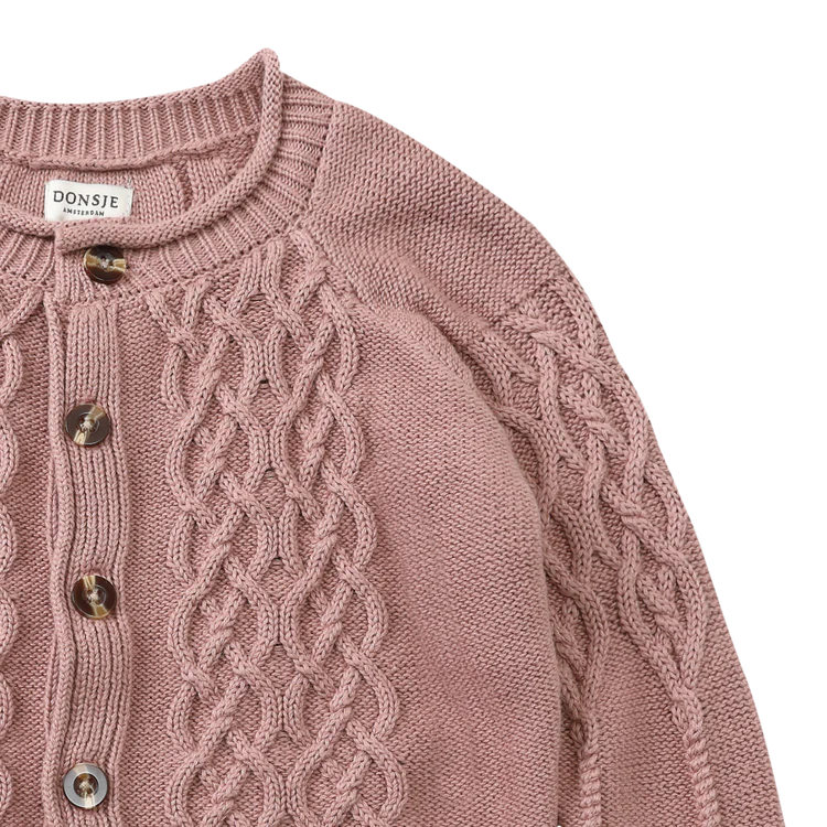 Donsje | Cleo Cardigan | Rose Dawn