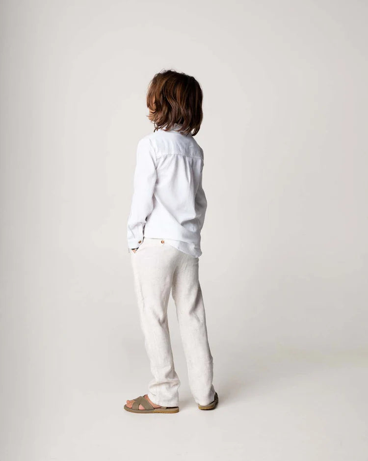 Donsje | Dado Trousers | Warm White Melange