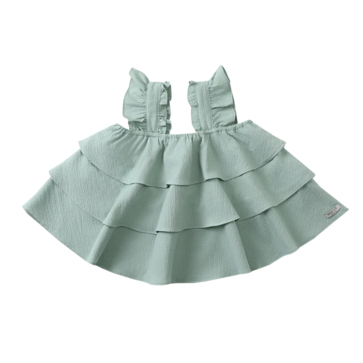Doortje Top | Frosted Green