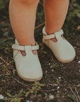Donsje | Elia Shoes | Cream Leather