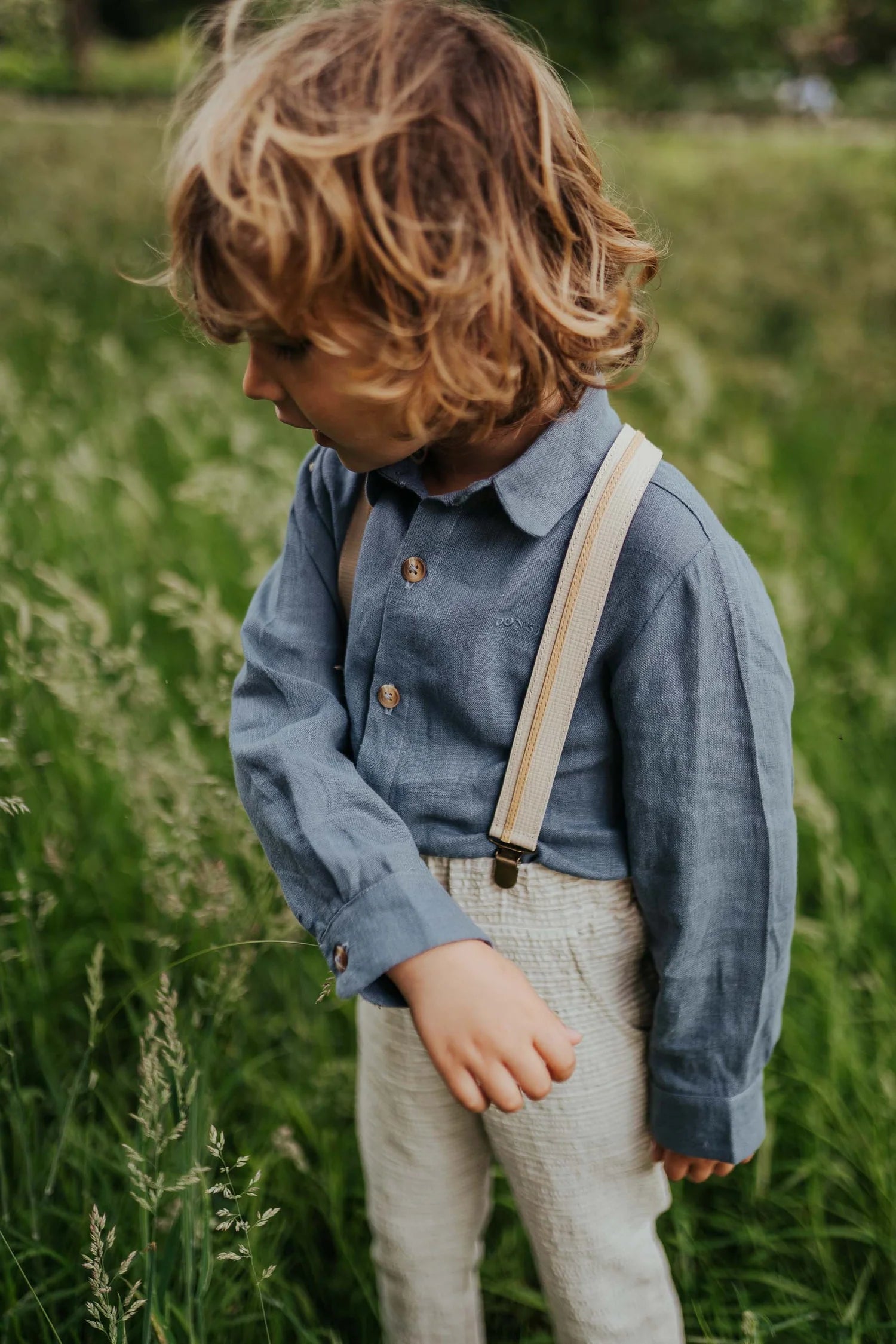 Donsje | SS25 D2 | Leom Linen Shirt | Dark Spruce