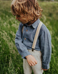 Donsje | SS25 D2 | Leom Linen Shirt | Dark Spruce