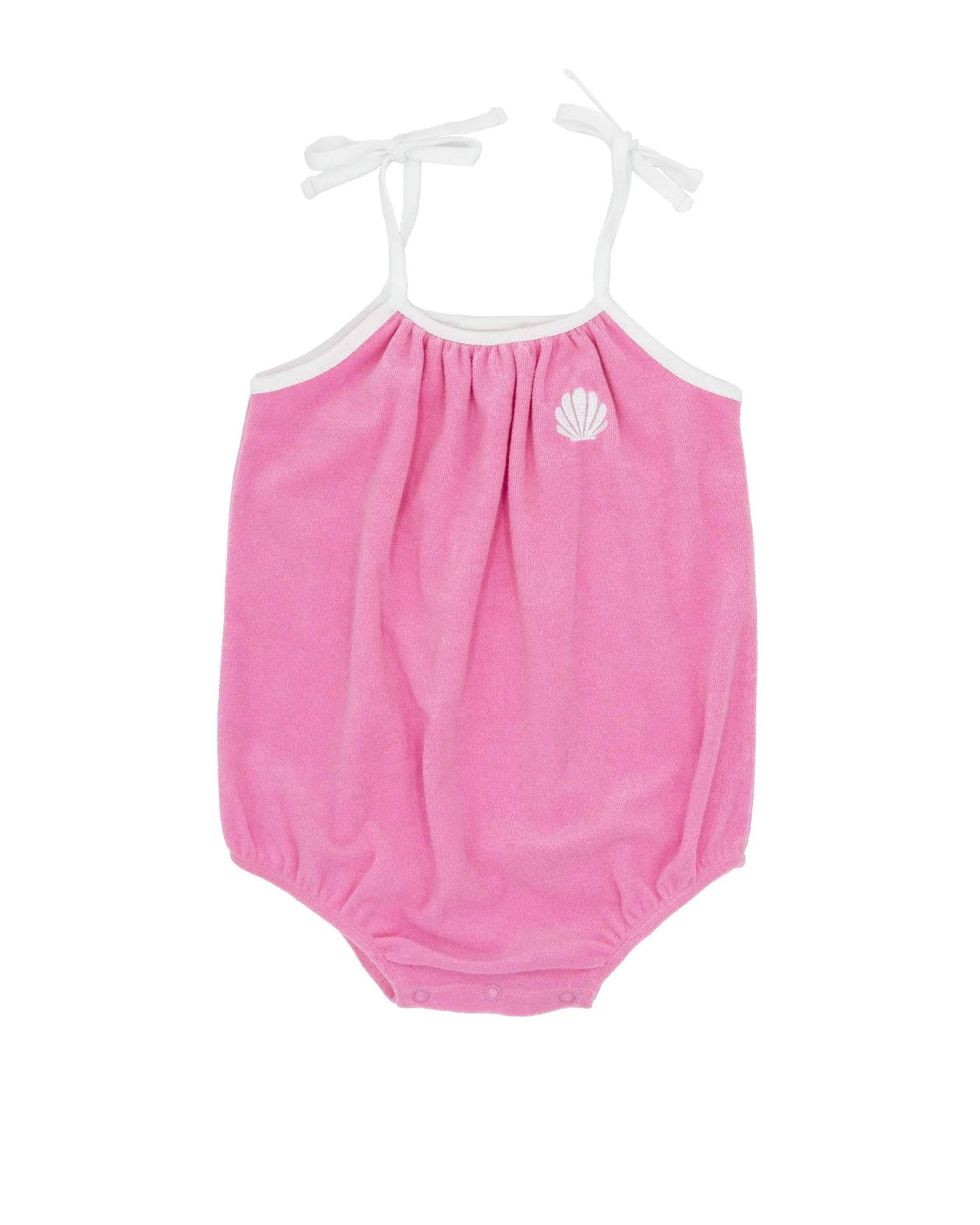 F4A | Poolside Terry Romper | Pink Carnation