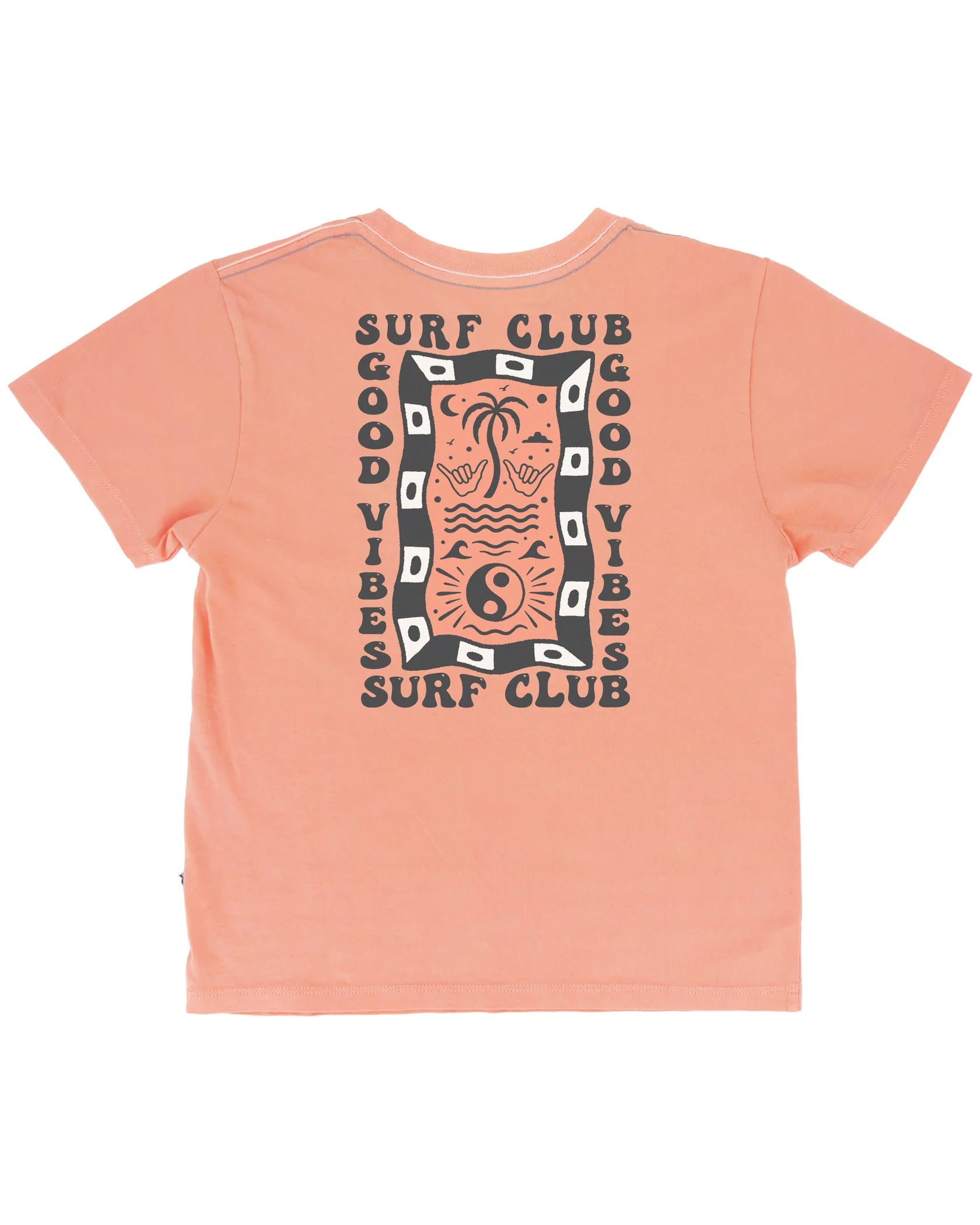 F4A | Surf Vibes Vintage Tee | Papaya