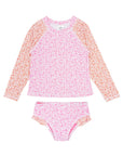 F4A | Swim All Day L/S Set | Prism Pink