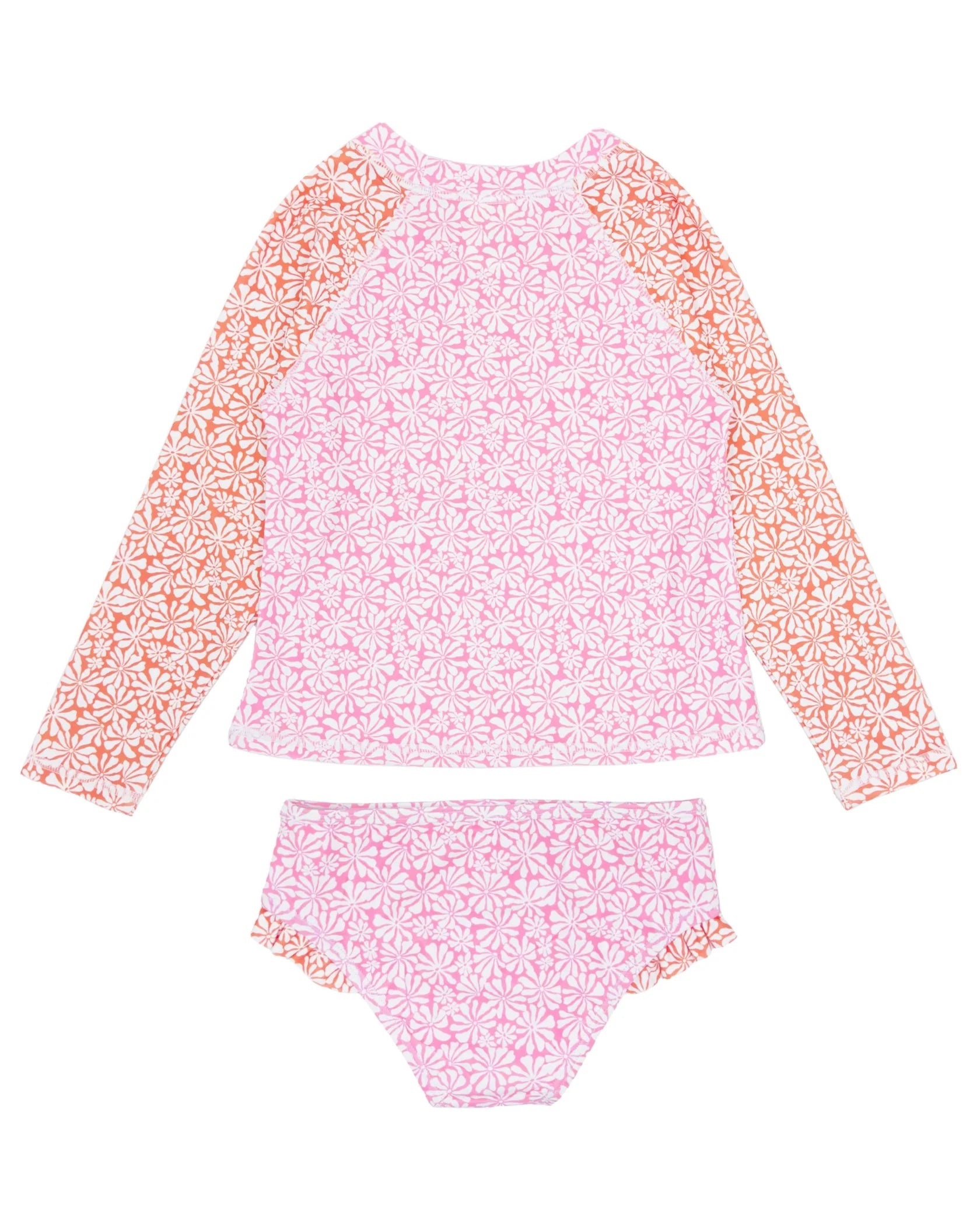 F4A | Swim All Day L/S Set | Prism Pink