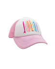 F4A | Trucker Hat | Pink Rainbow Surf