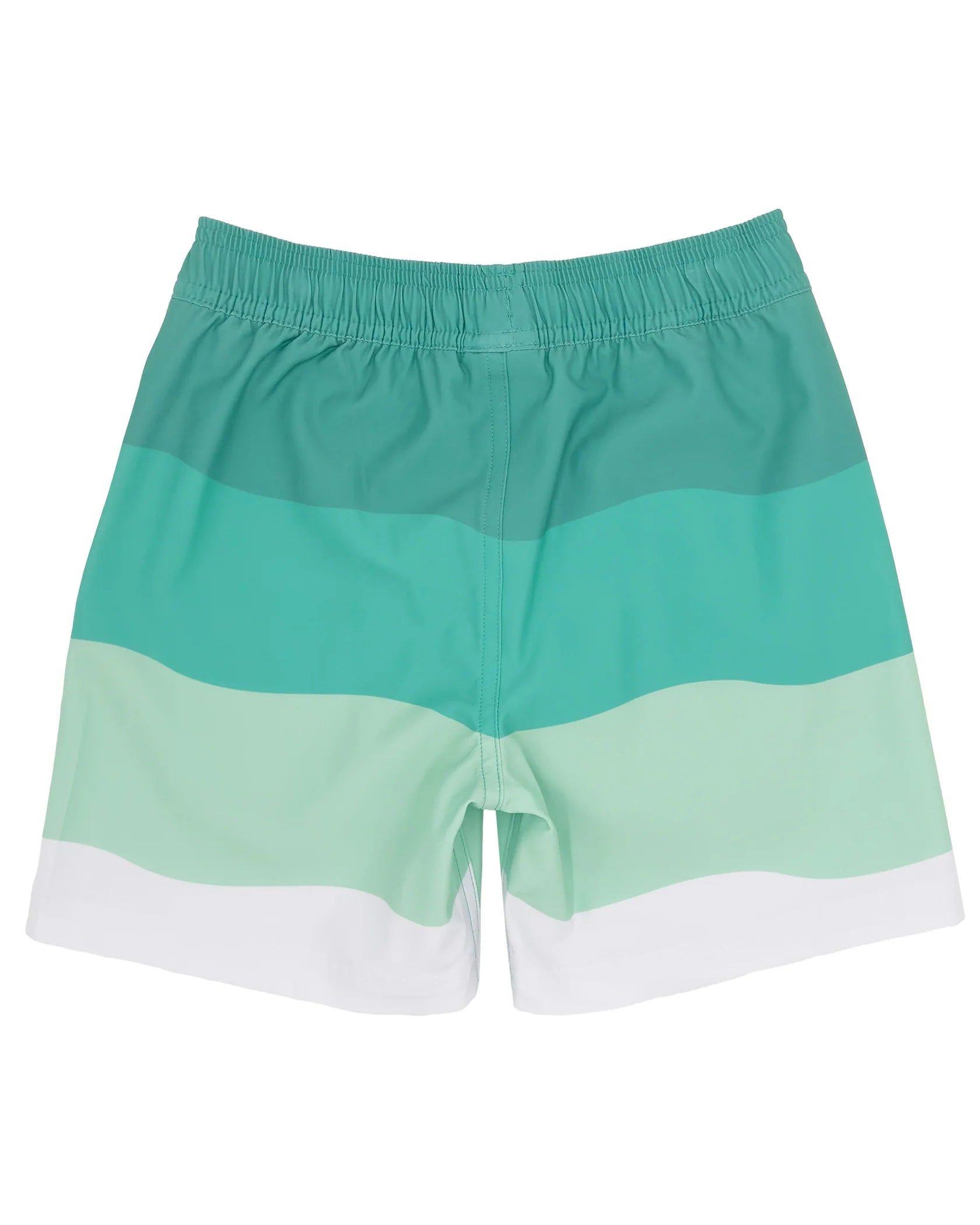 F4A | Wave Stripe Lined Volley Trunk | Lagoon