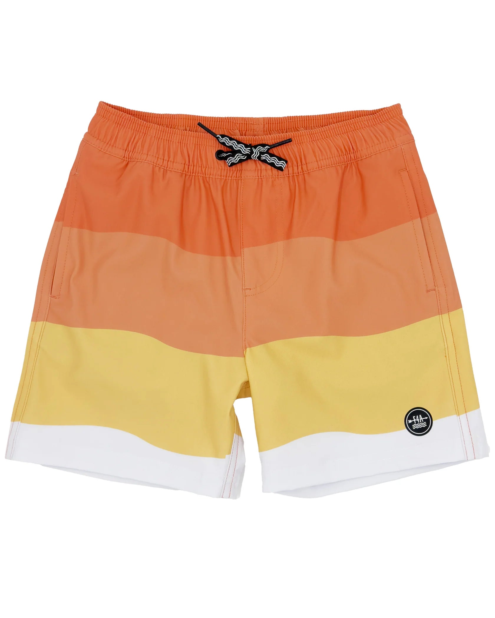F4A | Wave Stripe Lined Volley Trunk | Melon