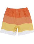 F4A | Wave Stripe Lined Volley Trunk | Melon