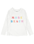 More Beach L/S Rashguard |White
