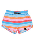 Retro Rainbow Surf Short| Multi