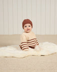Chunky Knit Beanie | Cranberry