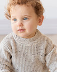 JK | Leon Jumper | Oatmeal Wolf Fleck