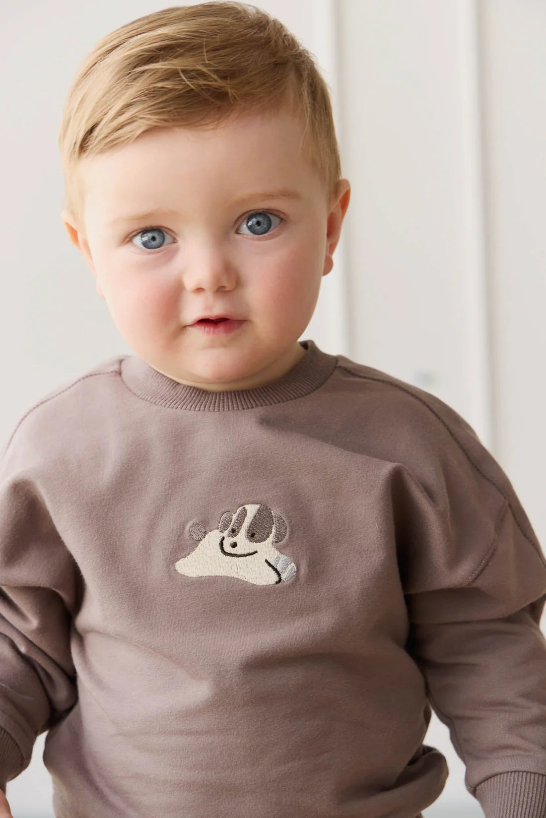 JK | Organic Cotton Georgie Sweatshirt | Tweed Sasha Puppy