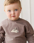 JK | Organic Cotton Georgie Sweatshirt | Tweed Sasha Puppy