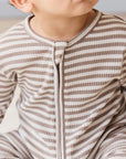 JK | Organic Cotton Modal Gracelyn Onepiece | Tweed & Cloud Stripe