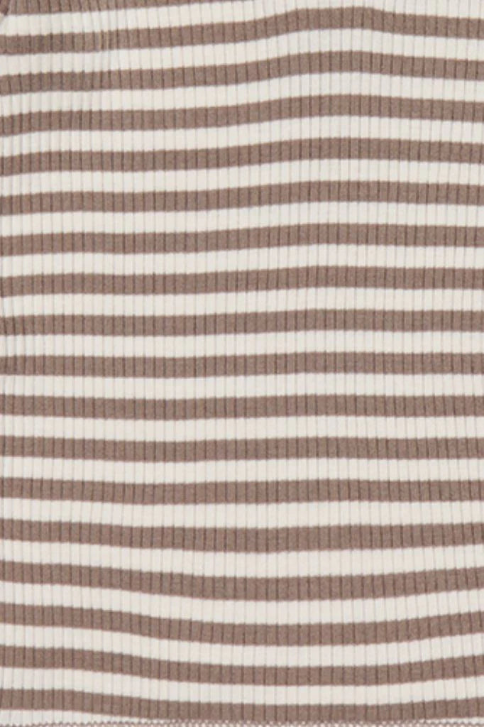 JK | Organic Cotton Modal Gracelyn Onepiece | Tweed & Cloud Stripe
